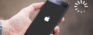 Iphone bloqué sur pomme